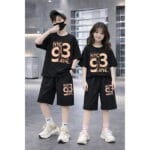 Drop Shoulder Baby TShirt and Pant Set
