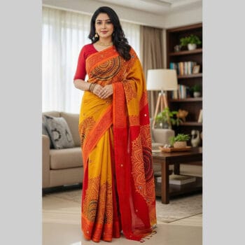 Premium Dhupiyan Silk Tangail Sharee