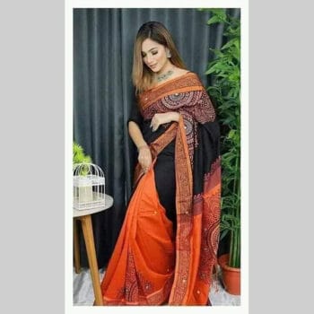 Premium Dhupiyan Silk Tangail Sharee