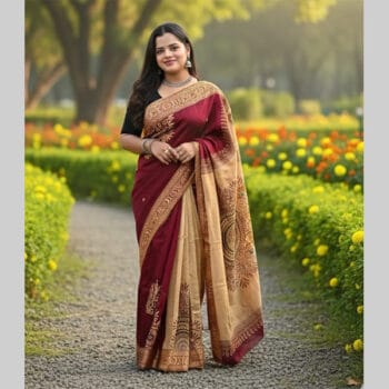 Premium Dhupiyan Silk Tangail Sharee