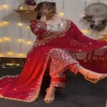 প্রিমিয়াম জর্জেট সিকোয়েন্স এমব্রয়ডারি সালোয়ার কামিজ