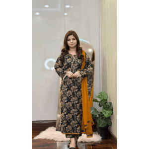 Cotton Readymade Three Piece