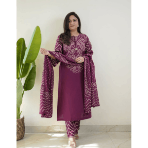 Cunri Print Three Piece