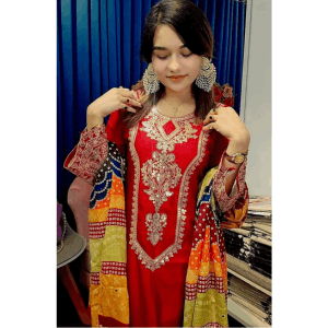 Embroidery Three Piece