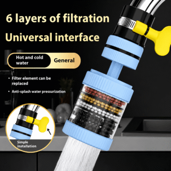 6 layer mini purifier water Filter