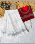 Georgette Embroidery Sharee with Blouse Piece