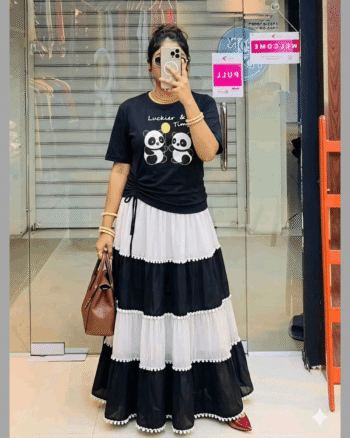 Skirt and Tshirt Set