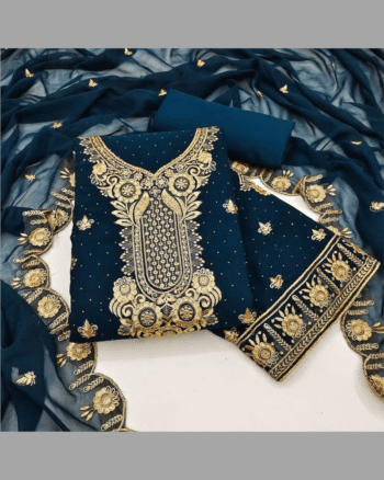 Georgette Embroidery Four Piece