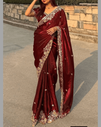 Indian Fendi Silk Saree Collection