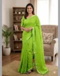 Embroidery Premium Half Silk Sharee