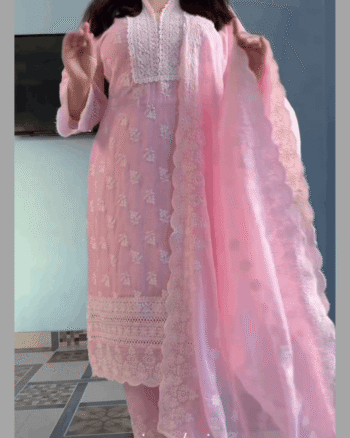 Eid Special Embroidery Three Piece