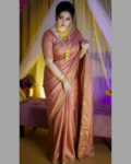 Indian Tuba Lama Silk saree