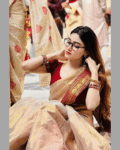 Indian Lama Silk Saree